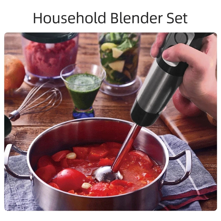 6-in-1 600W Multifunctional  Electric Blender Stainless Steel Food Cooking Stick EU Plug