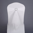70x58 cm Tie-Free Stretch Chair Back Bow Chair Cover Strap Hotel Wedding Seat Back Decoration(White) - Sofa Covers & Chair Covers by PMC TechLife | Online Shopping South Africa | PMC TechLife | Buy Now Pay Later Mobicred