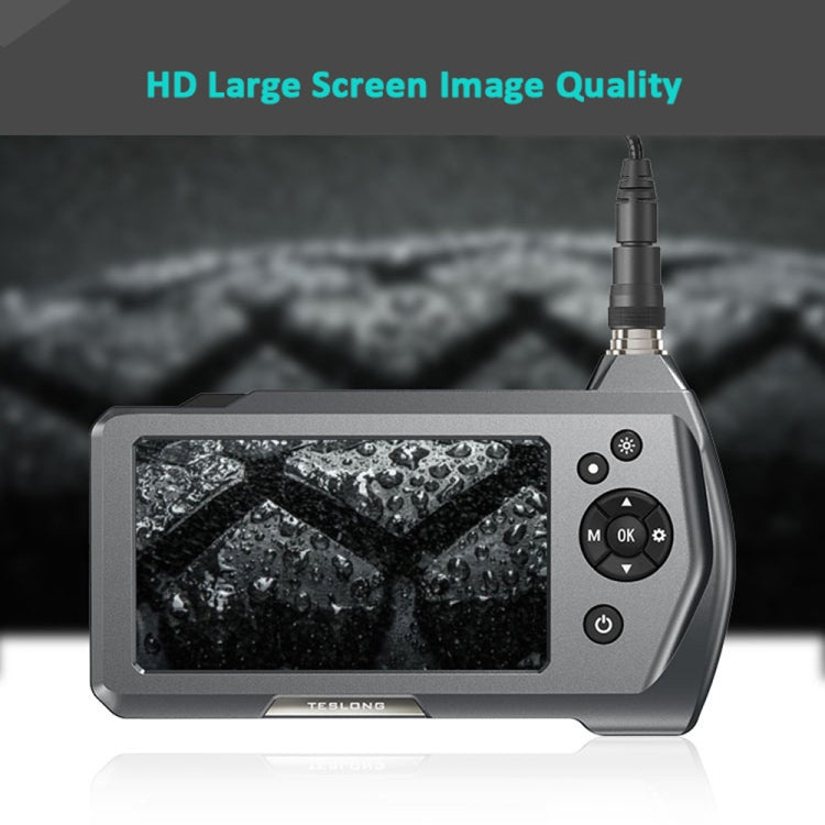 TESLONG NTS450A 4.5-inch Screen Industrial Handheld Endoscope with Light, Speci: 7.6mm Lens -1m