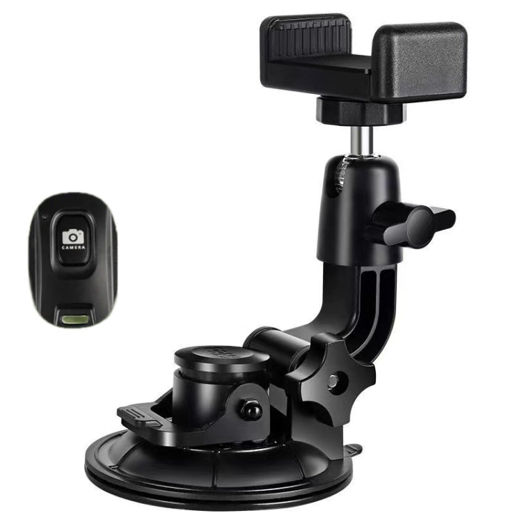 Car Suction Cup Mobile Phone Navigation Live Broadcast Shooting Bracket, Specification: With Bluetooth