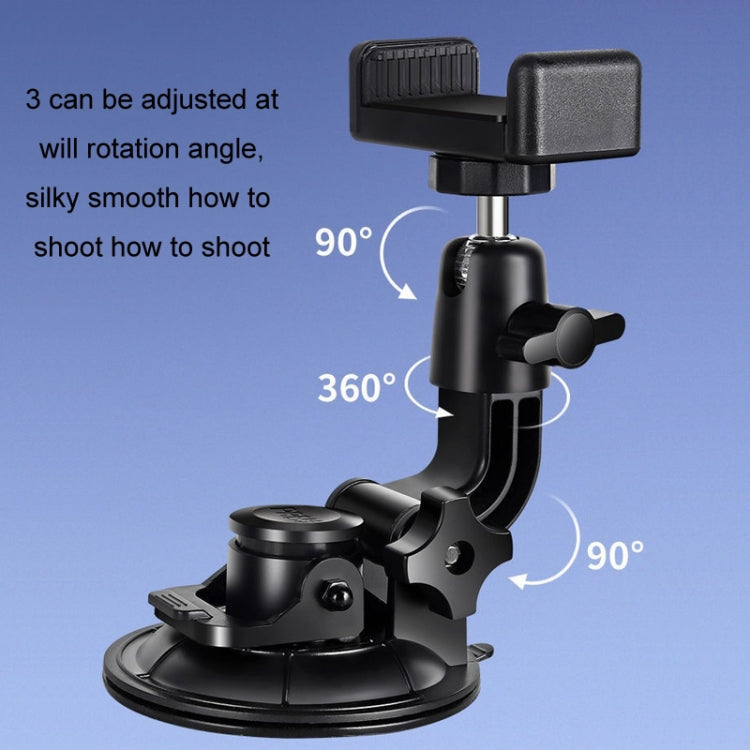 Car Suction Cup Mobile Phone Navigation Live Broadcast Shooting Bracket, Specification: Without Bluetooth