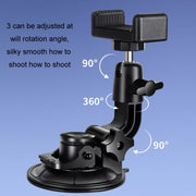 Car Suction Cup Mobile Phone Navigation Live Broadcast Shooting Bracket, Specification: Without Bluetooth