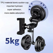 Car Suction Cup Mobile Phone Navigation Live Broadcast Shooting Bracket, Specification: With Bluetooth