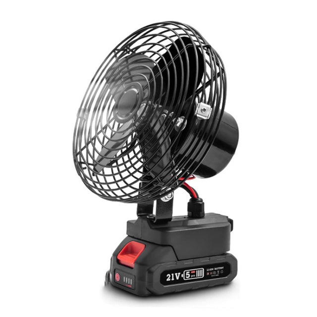 HILDA Portable Powerful Fan Outdoor Hair Dryer, With US Plug Adaptor, Style: 6 inch With 1 Battery(1500mAh)