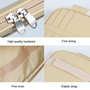 Car Driver License Storage Bag Sun Visor Sunglasses Card Holder, Color: Beige