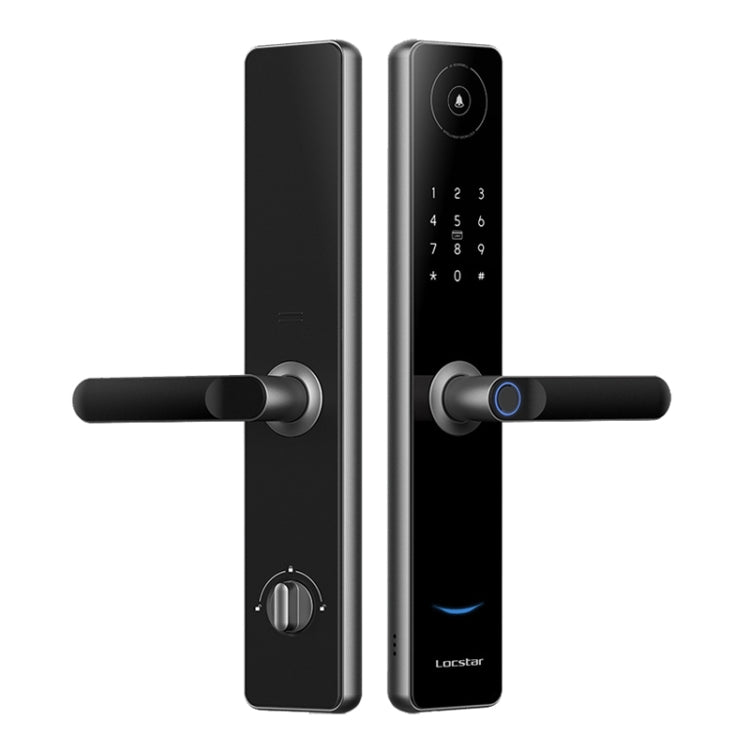 A60 Smart Fingerprint Password Door Lock With Doorbell, Spec: Basic Version Gray