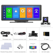 Car 10.26 Inch Portable Wireless CarPlay Display Android Auto Mobile Phone Screen