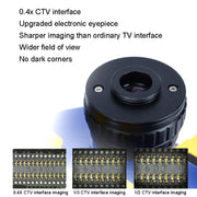 MECHANIC MC-75TimatX Trinocular Stereo Microscope Industrial Grade Can Connect To HD Display