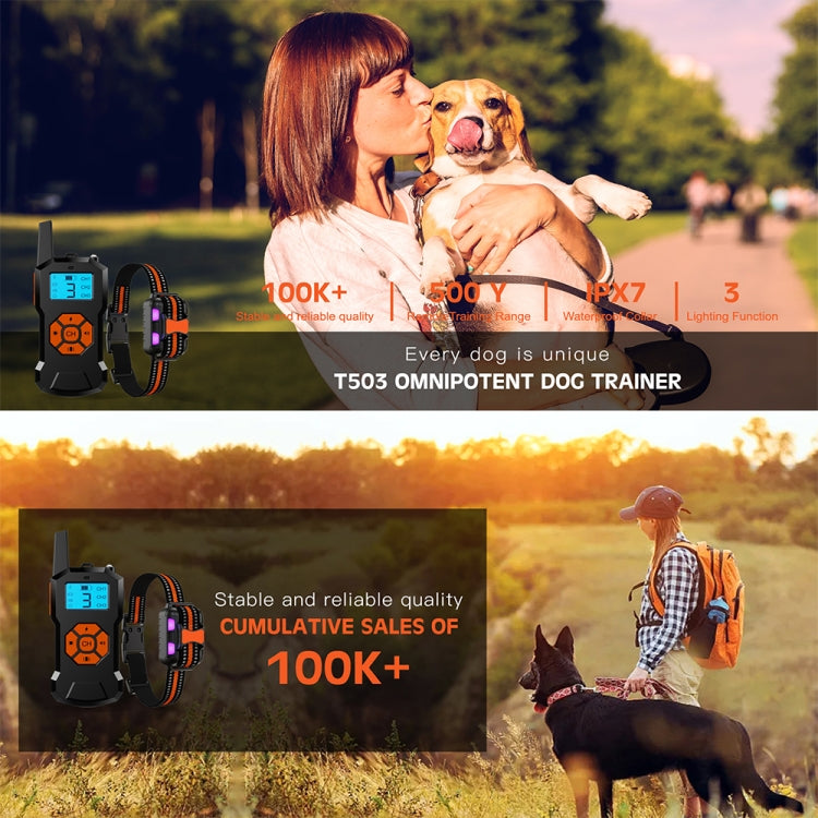 Electronic Remote Control Dog Training Device Pet Training Shock Collar, Specification: For-One-Dog