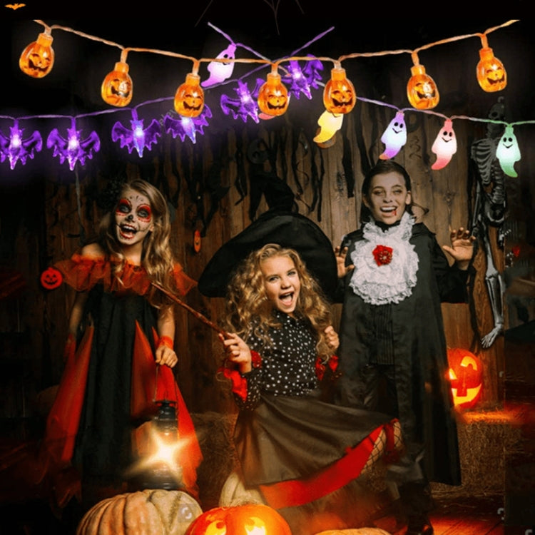 Colorful 3m 20LEDs Halloween LED Cartoon Atmosphere Decorative Light String(Conventional Pumpkin)