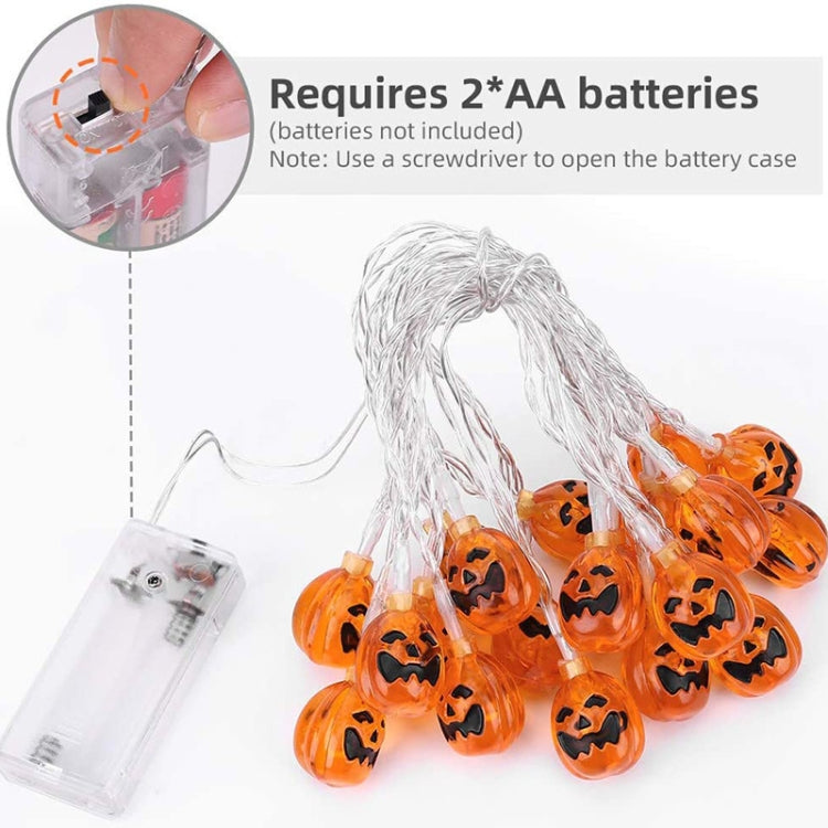 Colorful 3m 20LEDs Halloween LED Cartoon Atmosphere Decorative Light String(Purple Spider)