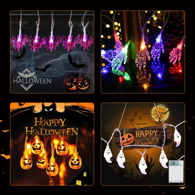 Colorful 3m 20LEDs Halloween LED Cartoon Atmosphere Decorative Light String(Purple Spider)