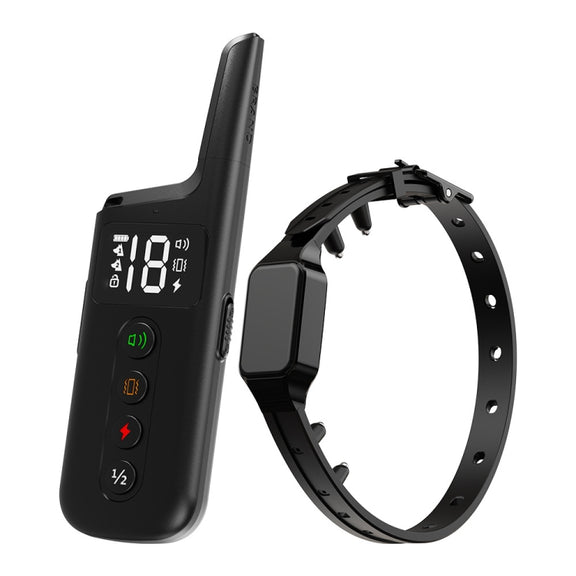 Pet Wrap-around Electric Shock Column Powerful Electronic Training Collar, Style: Receiver + Remote