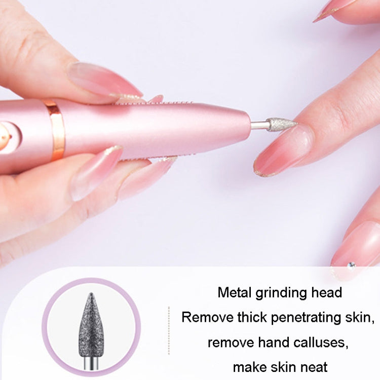 Electrical Nail Polisher Multifunctional Nail Polish Remover Pen Nail Sharpener(Red)