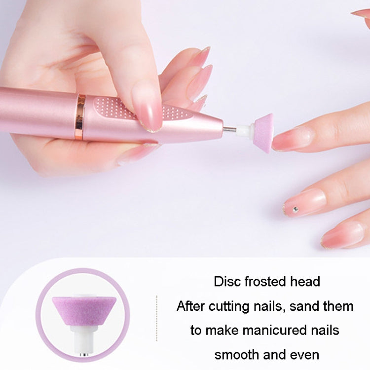 Electrical Nail Polisher Multifunctional Nail Polish Remover Pen Nail Sharpener(Red)