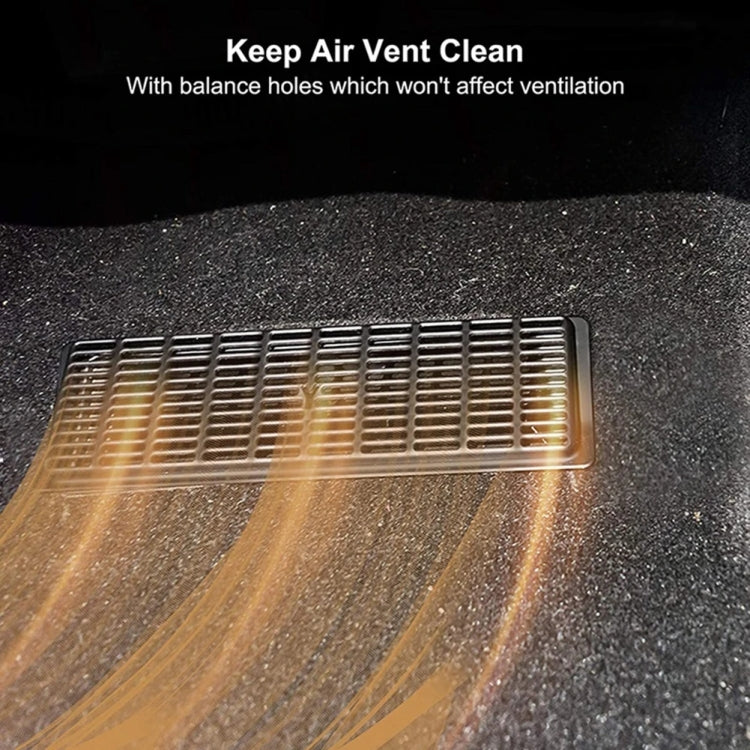 For Tesla Model Y 1pair Car Under-seat Vent Protection Cover Decoration Accessories