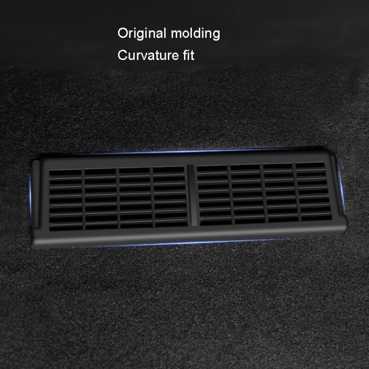 For Tesla Model Y 1pair Car Under-seat Vent Protection Cover Decoration Accessories