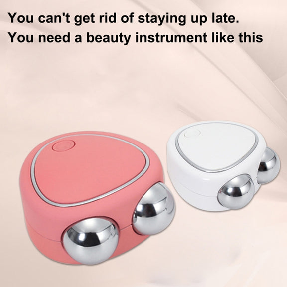 Mini Micro-Current Beauty Instrument Facial Lift Rejuvenating Device Massage Slimming Machine, Style: Acrylic Package(Pink)