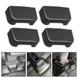 4pcs /Set For Tesla Model Y / 3 Seat Slide Anti Kick Plug Pulley Protective Cover Interior Modification Accessories - Seat Accessories by PMC TechLife | Online Shopping South Africa | PMC TechLife | Buy Now Pay Later Mobicred