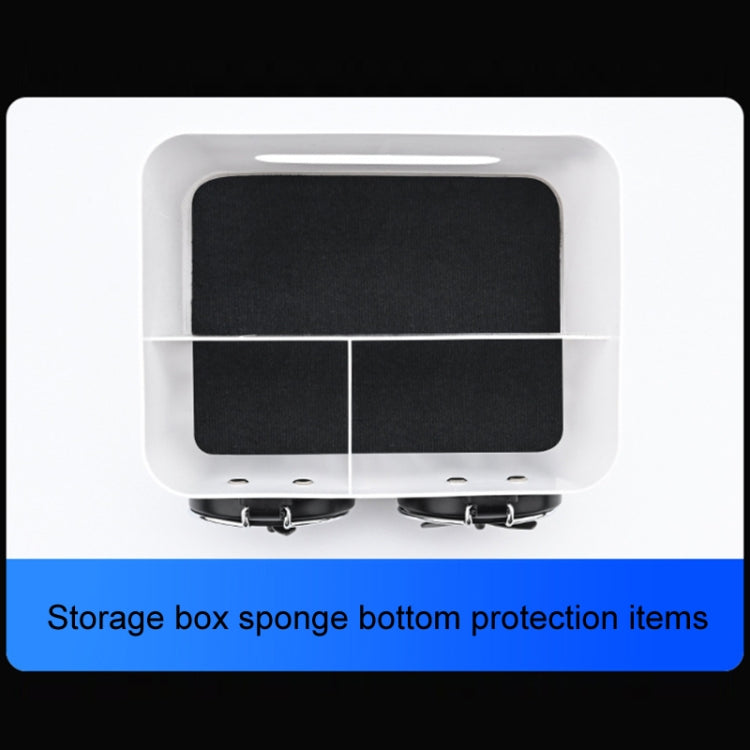 Car Multifunctional Water Cup Holder Armrest Box Paper Box(Blue)
