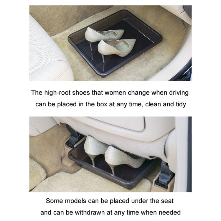 Car Seat Storage Shoe Box Multifunctional Trunk Umbrella Storage Tray, Size: Small