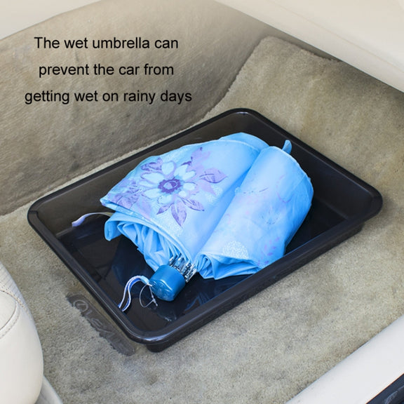 Car Seat Storage Shoe Box Multifunctional Trunk Umbrella Storage Tray, Size: Large