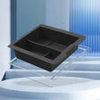 For Tesla Model 3 / Y Silicone Double Layer Storage Small Ice Box, Style: Center Front With Divider (Black) - free shipping - PMC TechLife - Order now!