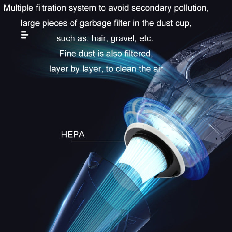Powerful Portable Car Handheld Vacuum Cleaner, Specification: Wired
