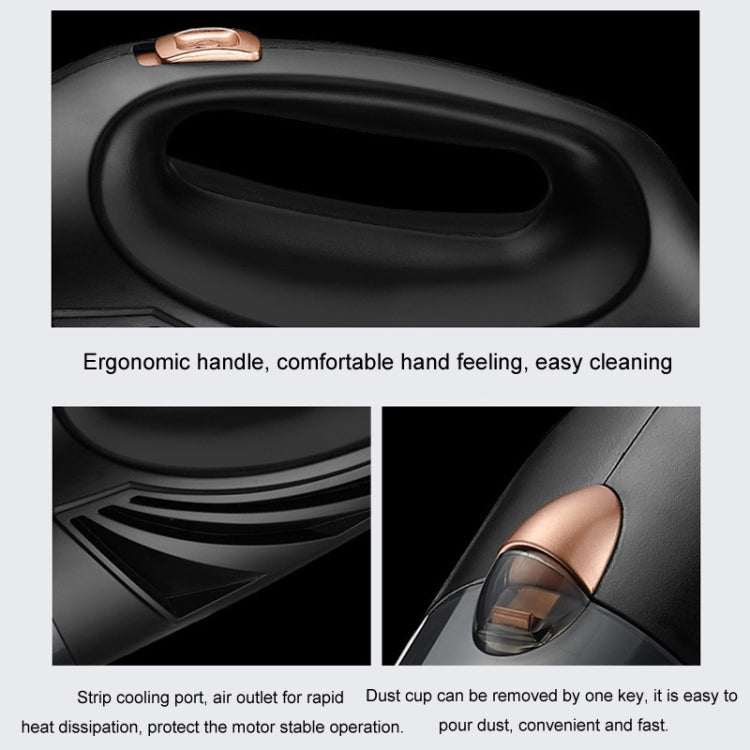 Powerful Portable Car Handheld Vacuum Cleaner, Specification: Wired