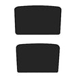 2pcs /Set For Tesla Model Y Ice Crystal Sunshade Car Roof Front And Rear Sunroof Shade(Black) - Window Foils & Solar Protection by PMC TechLife | Online Shopping South Africa | PMC TechLife | Buy Now Pay Later Mobicred
