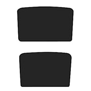 2pcs /Set For Tesla Model Y Ice Crystal Sunshade Car Roof Front And Rear Sunroof Shade(Black)