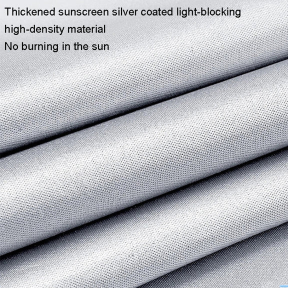 2pcs /Set For Tesla Model Y Ice Crystal Sunshade Car Roof Front And Rear Sunroof Shade(Black)
