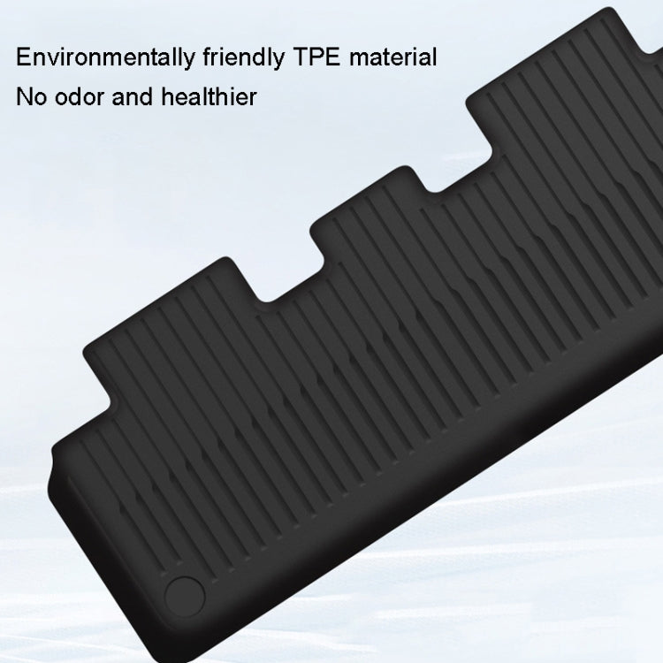 6pcs /Set For Tesla Model 3 Double Layer TPE Injection Car Foot Mats Interior Accessories