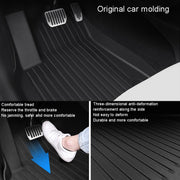 6pcs /Set For Tesla Model 3 Double Layer TPE Injection Car Foot Mats Interior Accessories