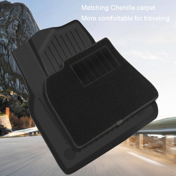 6pcs /Set For Tesla Model 3 Double Layer TPE Injection Car Foot Mats Interior Accessories