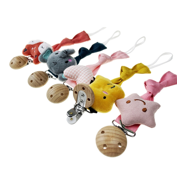 Animal Head Pacifier Chain Newborn Pacifier Clip, Style: Crown