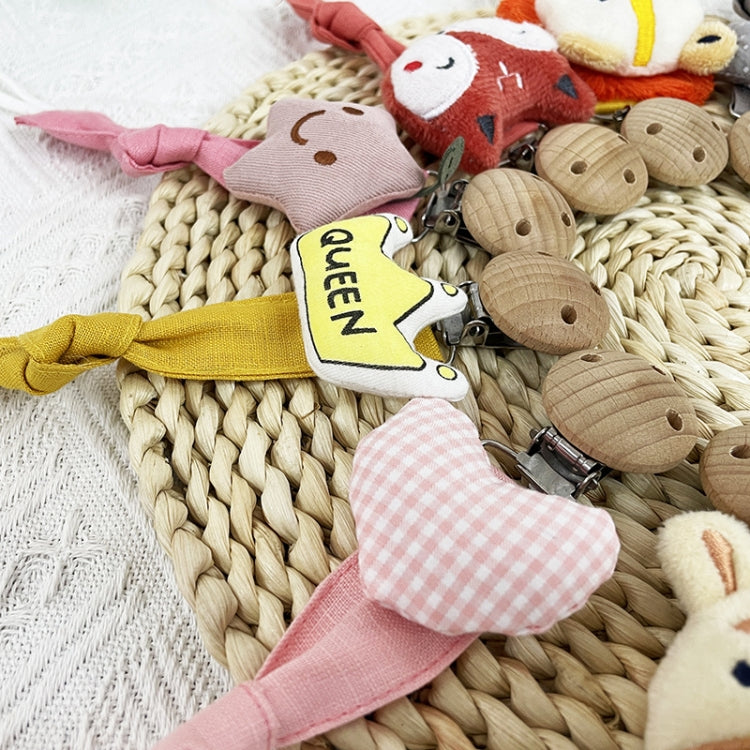 Animal Head Pacifier Chain Newborn Pacifier Clip, Style: Lion