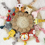 Animal Head Pacifier Chain Newborn Pacifier Clip, Style: Pink Stars