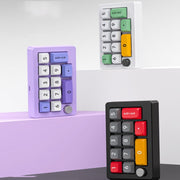 MKESPN 13 Keys RGB Multi-Function Macro Programming Mechanical Keypad Wired With Knob Keyboard(Black)