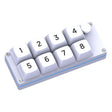 MKESPN Shortcut Macro Defined Wired Samll Keypad Single Handed Gaming Keyboard(White) - Mini Keyboard by MKESPN | Online Shopping South Africa | PMC TechLife | Buy Now Pay Later Mobicred