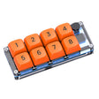MKESPN Shortcut Macro Defined Wired Samll Keypad Single Handed Gaming Keyboard(Transparent) - Mini Keyboard by MKESPN | Online Shopping South Africa | PMC TechLife | Buy Now Pay Later Mobicred