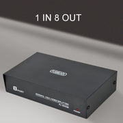 FJGEAR FJ-2008 VGA Splitter 1 In 8 Out Computer Vedio Output Splitter, EU Plug