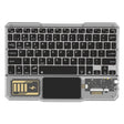 KB-333 RGB Backlit Wireless Bluetooth Keyboard Cell Phone Tablet Laptop Compatible Keypad(Black) - free shipping - PMC TechLife - Order now!