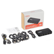 FJGEAR FJ-U404 USB2.0 4 In 4 Out Sharing Switcher With Controller