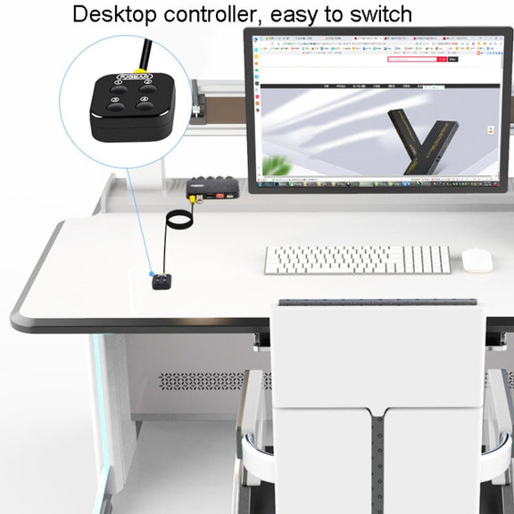 FJGEAR FJ-U404 USB2.0 4 In 4 Out Sharing Switcher With Controller