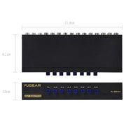 FJGEAR FJ-801AV Audio Video Switcher 8 In 1 Out CVBS Switcher