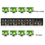 FJGEAR FJ-108AV Audio Video Splitter 1 In 8 Out CVBS Separator