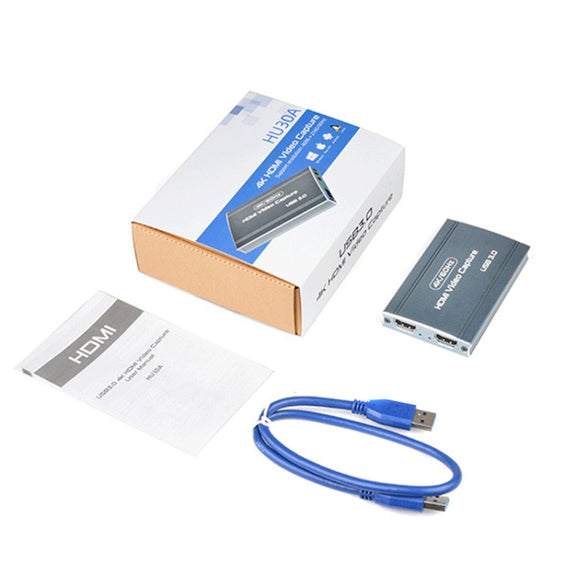 FJGEAR FJ-HU30A USB3.0 Capture Card 4K Game Live Recording Box