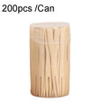200pcs /Can Bamboo Fruit Stick Disposable Two Tines Dessert Fork For Home Use - Gadgets by PMC TechLife | Online Shopping South Africa | PMC TechLife