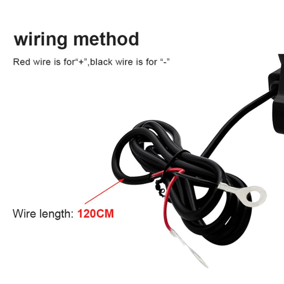 Motorcycle Sunshade Rainproof Mobile Phone Holder, Shape: Charging Mirror Holder 18W (QC3.0)